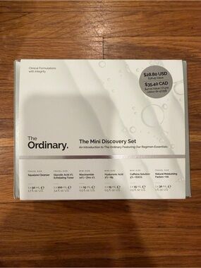 The Ordinary Mini Discovery Set — White Packaging